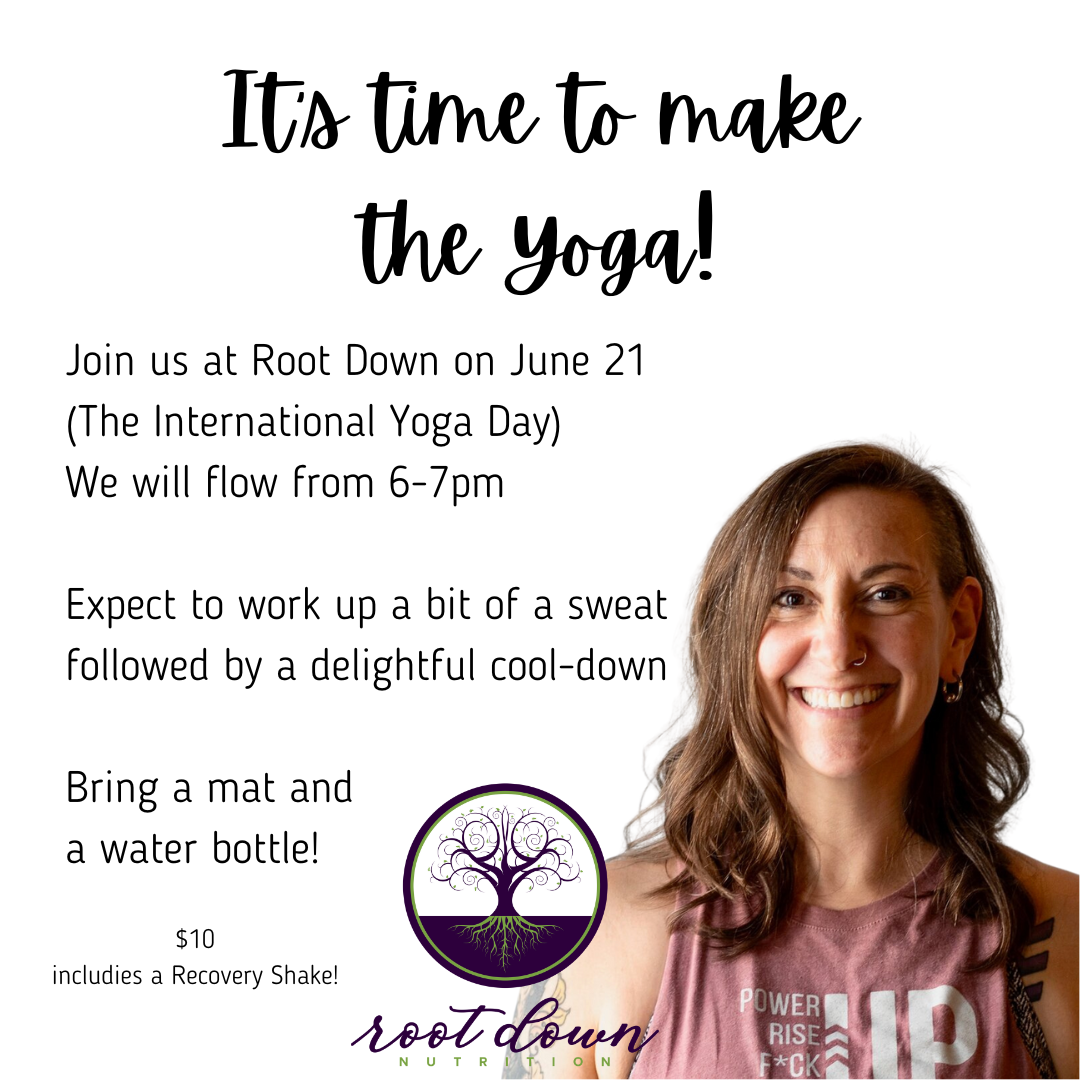 Yoga at Root Down Nutrition